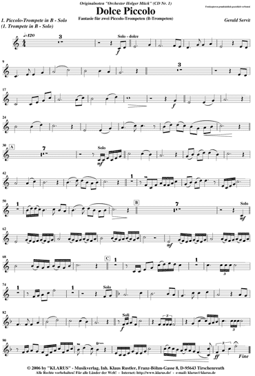 Piccolo Trompete / Steinbach Piccolo- Trompete messing im Softcase Piccolo ... / Frete grátis em itens selecionados.