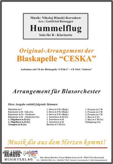 Hummelflug-Einlage